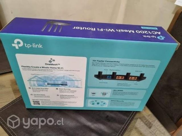Router TP-Link AC1200 Archer C6 Mesh NUEVO