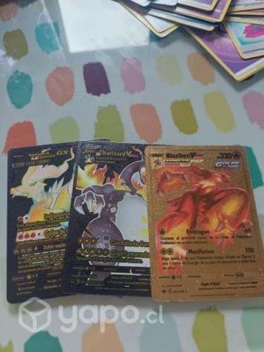 cartas exclusivas negras y dorada