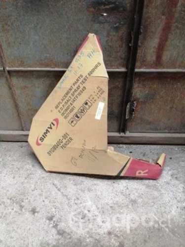 Tapabarro derecho chevrolet spark gt 2011-2017