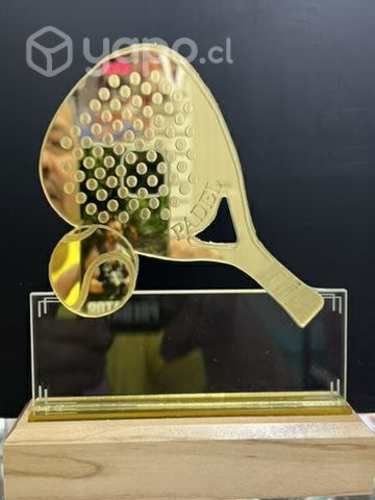 Trofeo de Padel personalizado