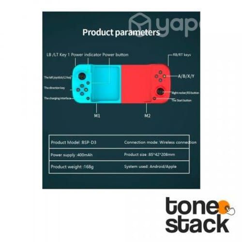 Gamepad BSP-D3 Celular Bluetooth Android/IOS