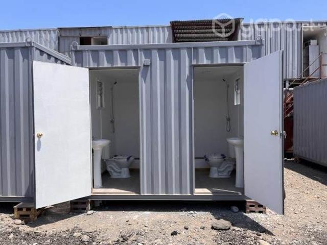 Container baño mixto gris