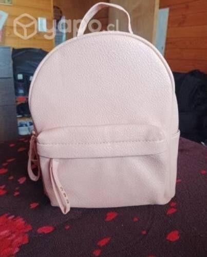 Mochila rosada pastel