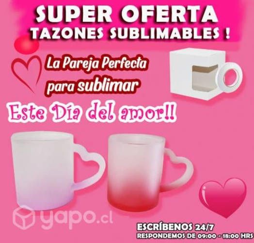 Tazones para Sublimar