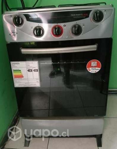 Cocina Gas 4 Quemadores Ch-9050 Silver Sindelen