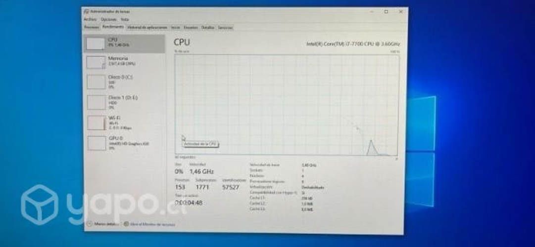 Computador escritorio hp