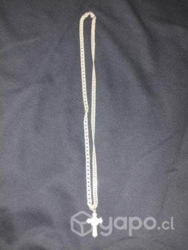 Cadena de plata y colgante de plata