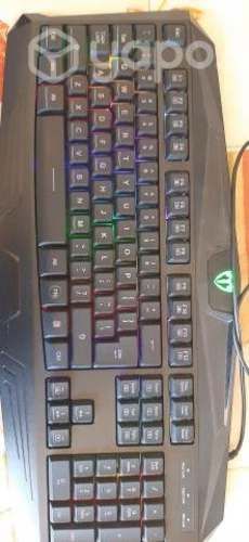 Audifonos, Mouse y Teclado gamer con luces