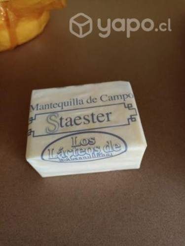 Quesos y mantequilla