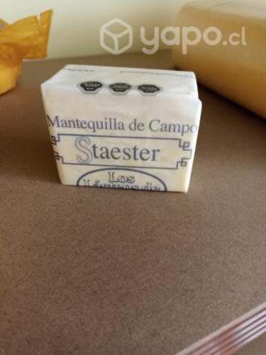 Quesos y mantequilla