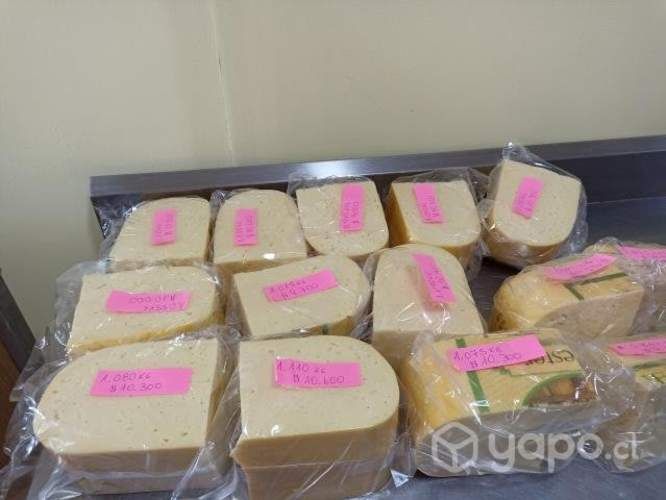 Quesos y mantequilla