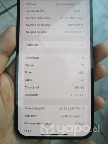 IPhone 14 Pro Max 256GB