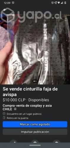 Faja cinturilla talla Xl