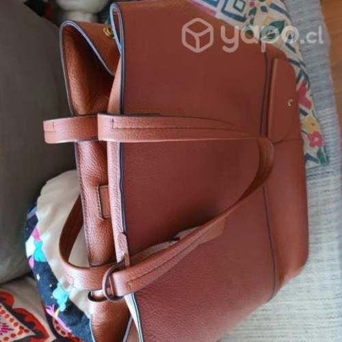 Bolso grande 100% cuero color marrón J.CREW