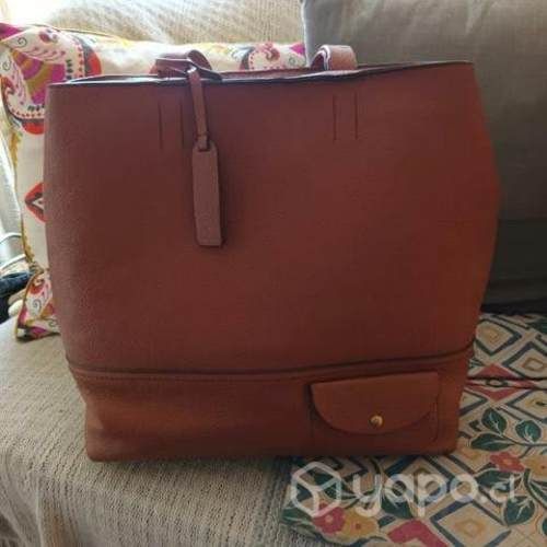 Bolso grande 100% cuero color marrón J.CREW