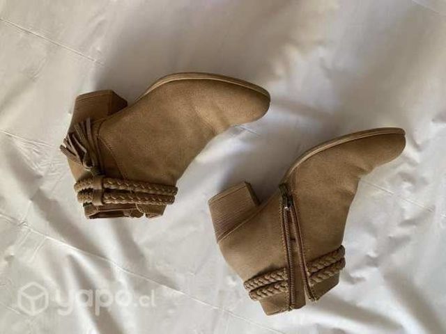 Botines azaleia café claro