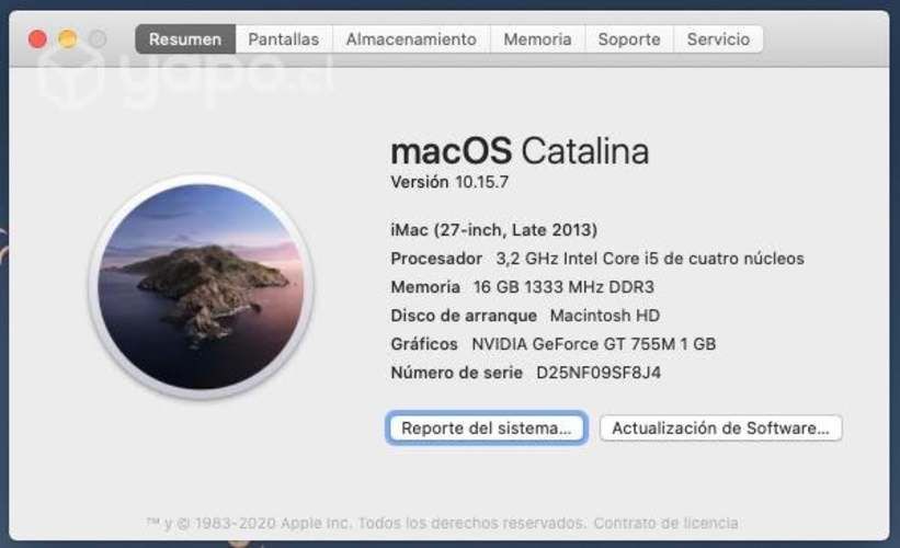 IMAC 27, Late 2013