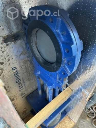 Valvulas guillotina ac.inox.8" con actuador neumat