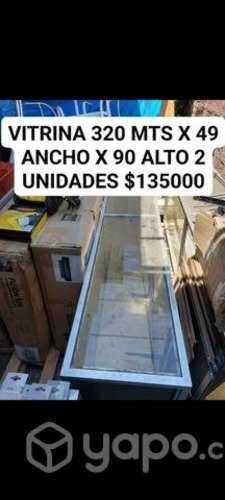 Vitrinas excelente estado dos por cada medida