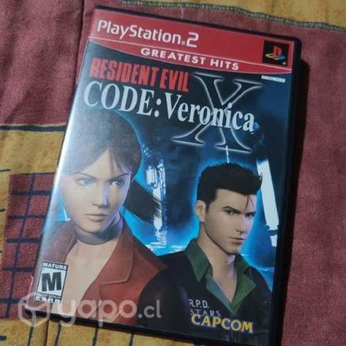 Juego colección Ps2 Resident Evil Código Verónica