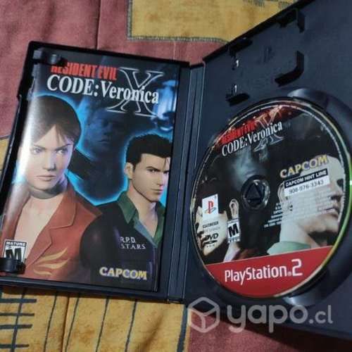 Juego colección Ps2 Resident Evil Código Verónica