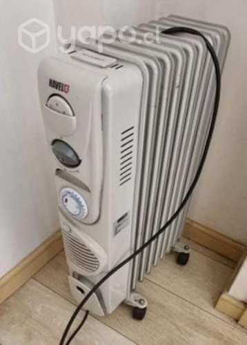 Estufa electrica funcionando