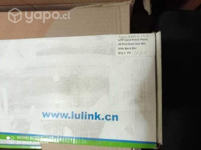 Patch Panel 48 puertos Cat 5e Ulink