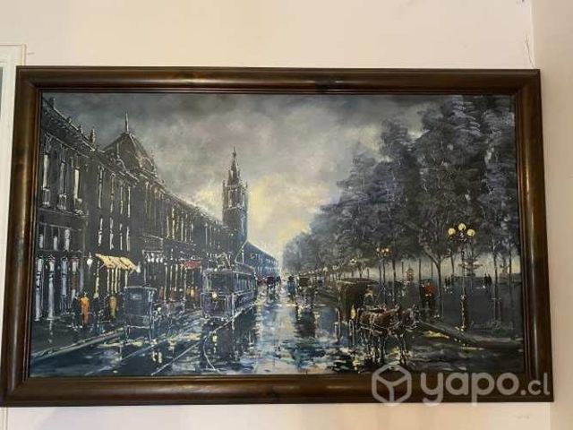 Cuadro al Oleo Ernesto Díaz 80x130 cm