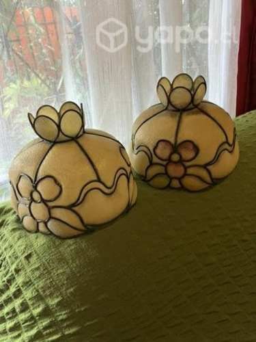 Antiguas pantallas lámparas