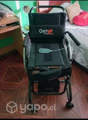 Silla de rueda electrica, que se pone de pie