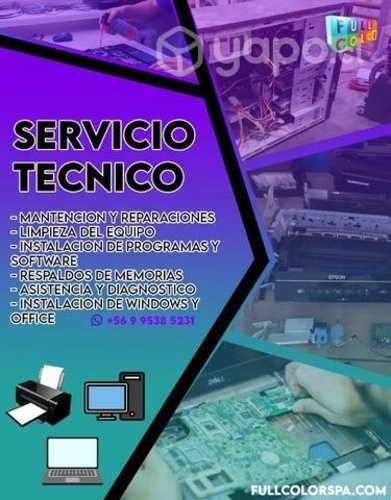 Mantencion y Reparacion de impresoras y Notebook