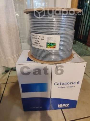Cable UTP categoría 6 interior