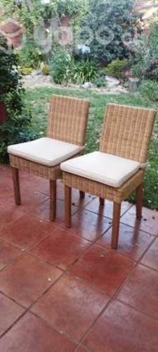 Par de sillas de Ratán Atacama nuevas