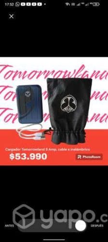 Cargador TOMORROWLAND de 5 amp