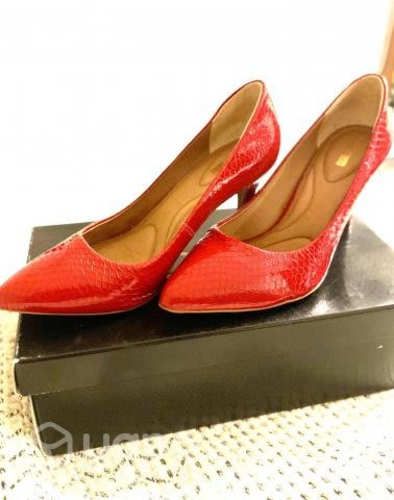 Zapato de Cuero Charol Rojo