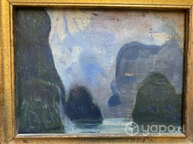 Antiguo cuadro al óleo firmado desconozco el pinto