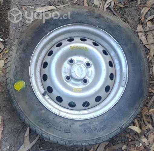 Llanta Fierro Con Neumático 165 70 R14 (DFS005) DF