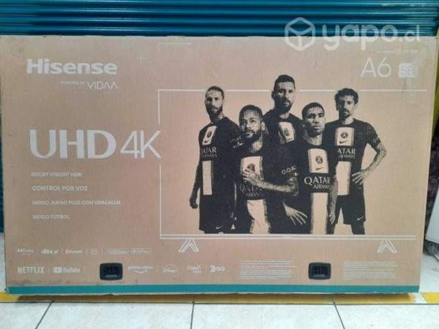 Smart tv Hisense 58 pulgadas, control de voz, blu