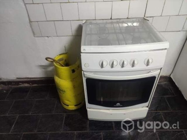 Cocina usada de 4 platos con balón de gas