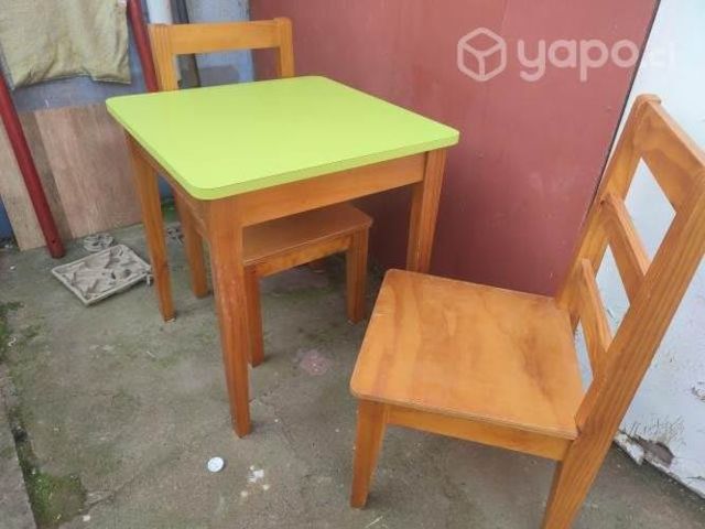 Pack mesa + 2 sillas para niños