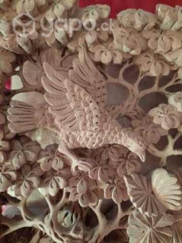 Buda tallado en madera