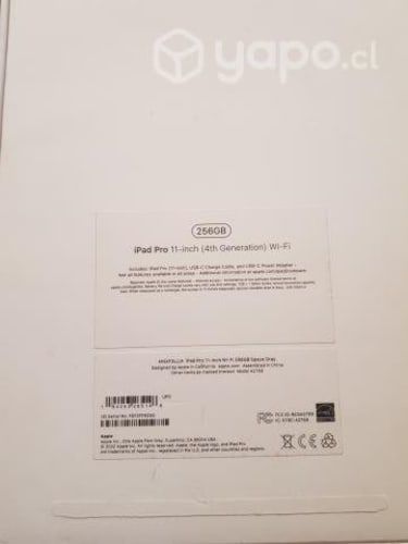Ipad 4 generacion M2 256