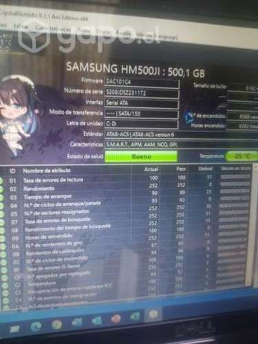 Notebook Dell Inspiron/2.30Ghz/500HDD/2G/W10/LEER!