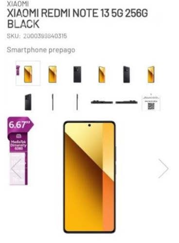 celular Xiaomi Redmi Note 13 5G