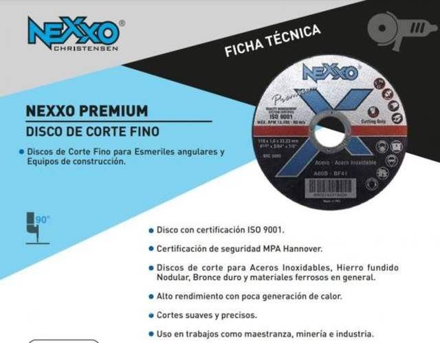 Disco de Corte Fino Nexxo Premium 4 1/2"