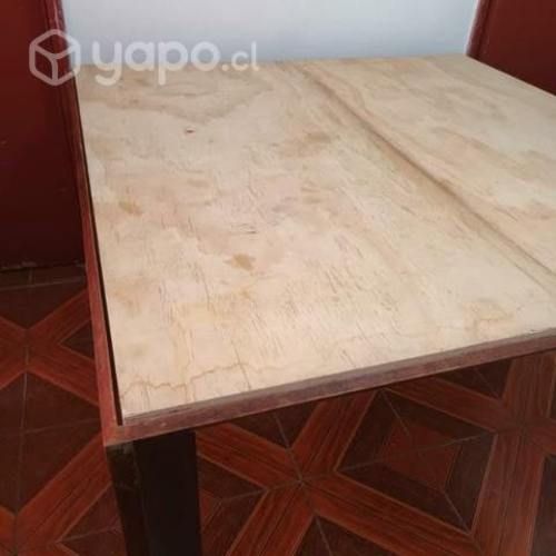 Estructura de mesa de madera de 8 sillas