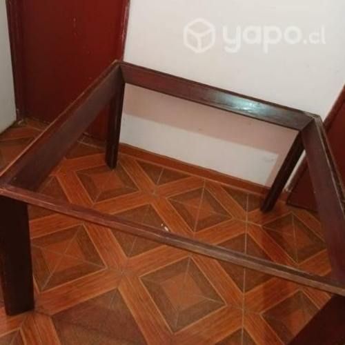 Estructura de mesa de madera de 8 sillas
