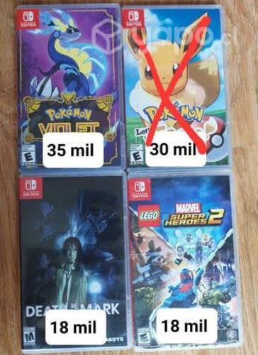Juegos Nintendo switch perfecto estado