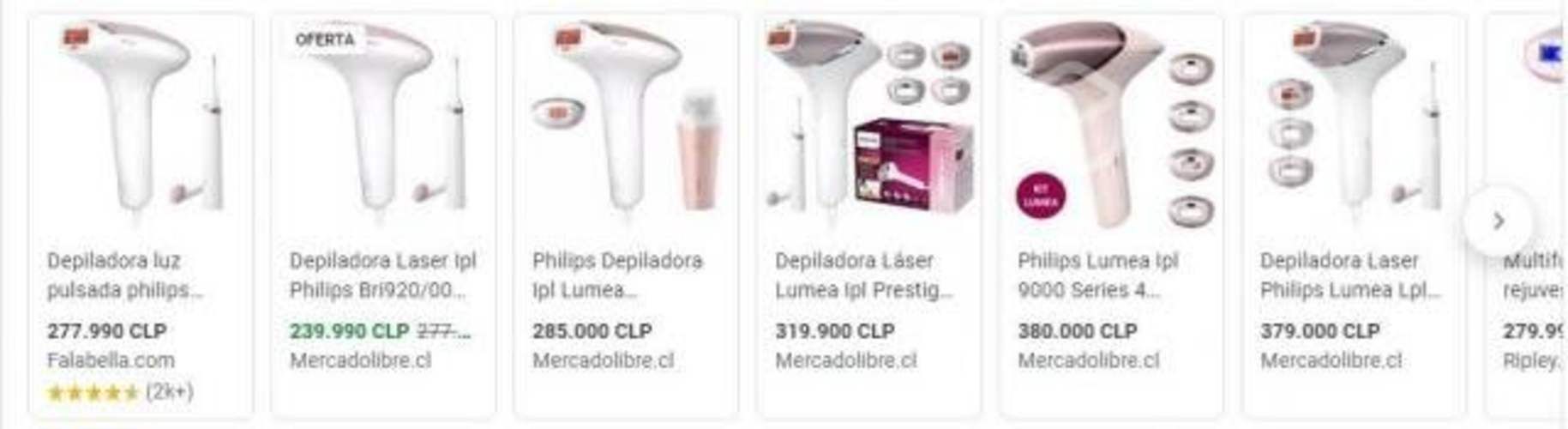 Depiladora láser Philips