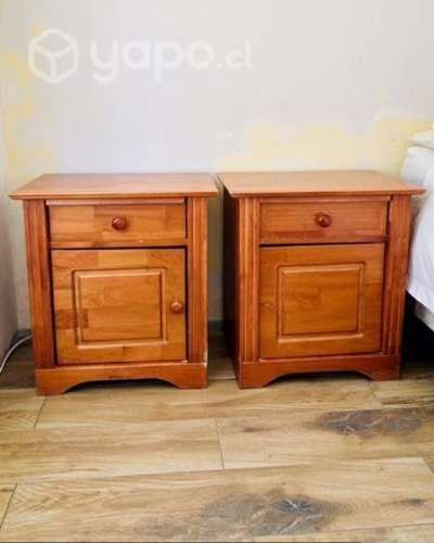 Veladores + respaldo de cama